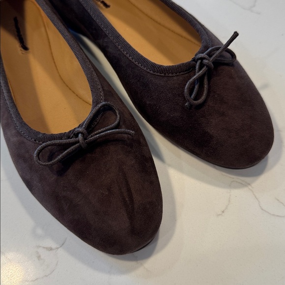 Madewell The April Ballet Flat in Dark Carob - Picture 6 of 10